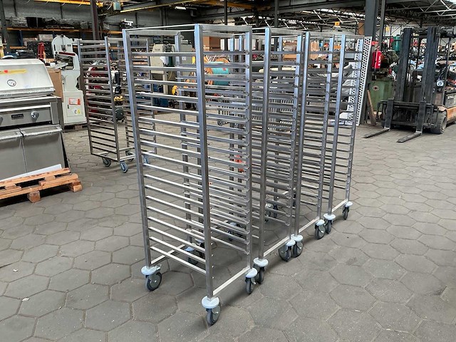 Regaalwagens (4x) - afbeelding 2 van  5