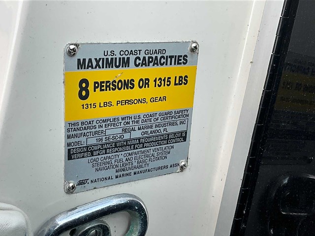 Regal 196 se-sc-10 bow rider met boottrailer - afbeelding 7 van  29