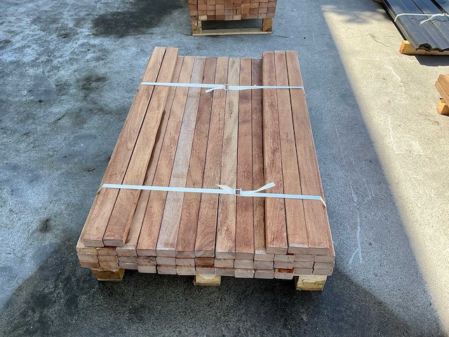 Regel hardhout 60x40x1250 mm (44x) - afbeelding 4 van  7