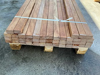 Regel hardhout 60x40x1250 mm (44x) - afbeelding 5 van  7