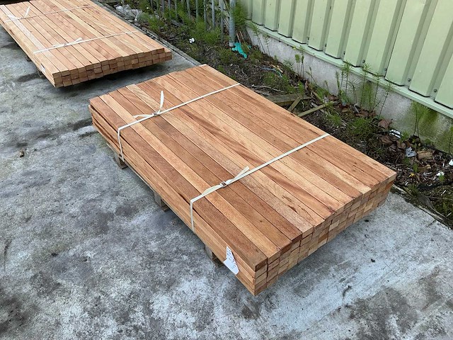 Regel hardhout 60x40x1550 mm (70x) - afbeelding 1 van  7