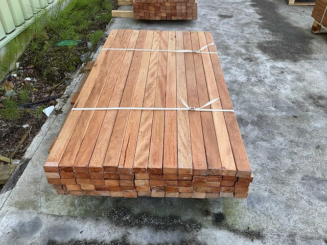 Regel hardhout 60x40x1550 mm (70x) - afbeelding 5 van  7