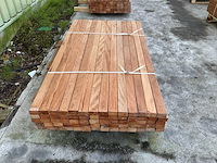 Regel hardhout 60x40x1550 mm (70x) - afbeelding 5 van  7