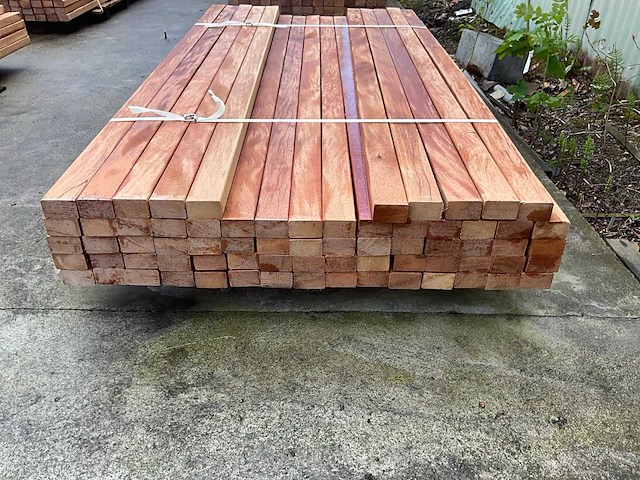 Regel hardhout 60x40x1550 mm (70x) - afbeelding 4 van  4