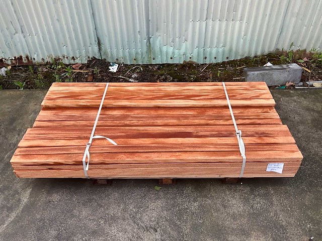Regel hardhout 60x40x1550 mm (70x) - afbeelding 2 van  4