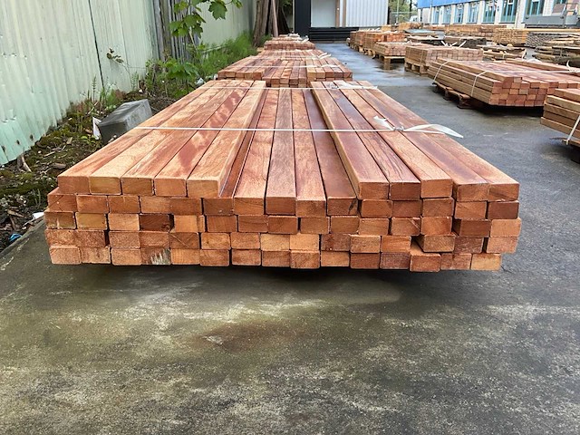 Regel hardhout 60x40x1550 mm (70x) - afbeelding 4 van  4