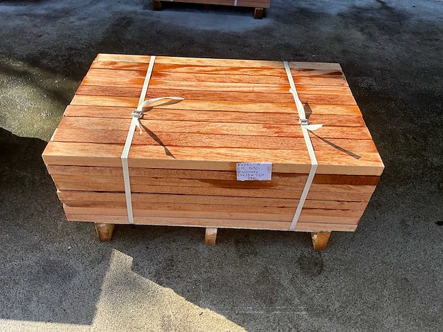 Regel hardhout 60x40x1550 mm (80x) - afbeelding 2 van  4