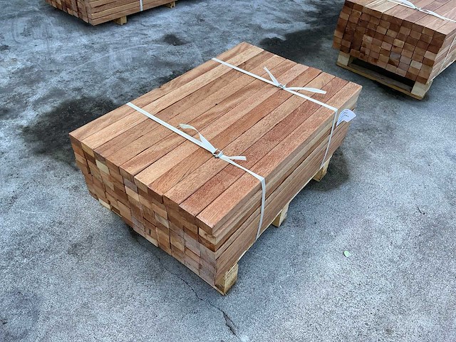 Regel hardhout 60x40x950 mm (80x) - afbeelding 3 van  7
