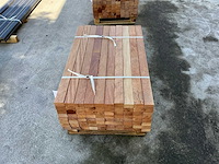 Regel hardhout 60x40x950 mm (80x) - afbeelding 3 van  4