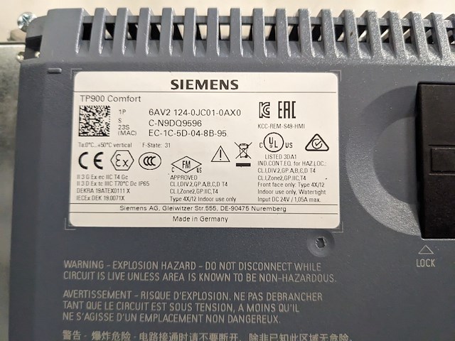 Regelkast, siemens, tp900 comfort, 2021 - afbeelding 8 van  11