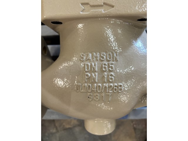 Regelklep, samson, 3767 i/p positioner, crème - afbeelding 3 van  5