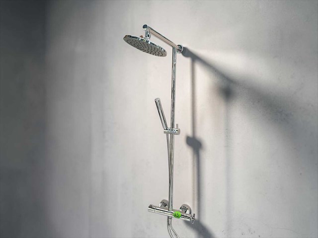 Regen douche rvs thermostaat garnituur - afbeelding 1 van  4