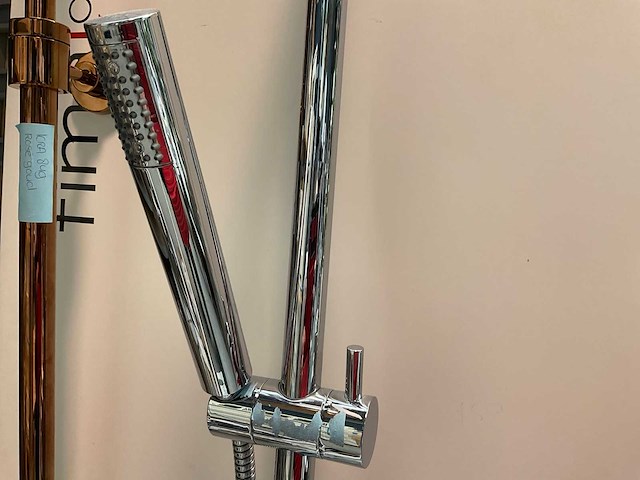 Regen douche rvs thermostaat garnituur - afbeelding 3 van  4