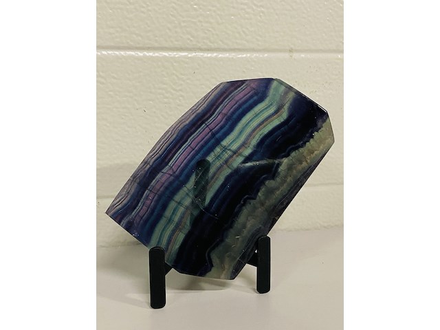 Regenboog fluoriet gepolijste plak - afbeelding 1 van  5