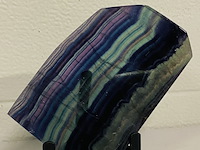 Regenboog fluoriet gepolijste plak - afbeelding 1 van  5