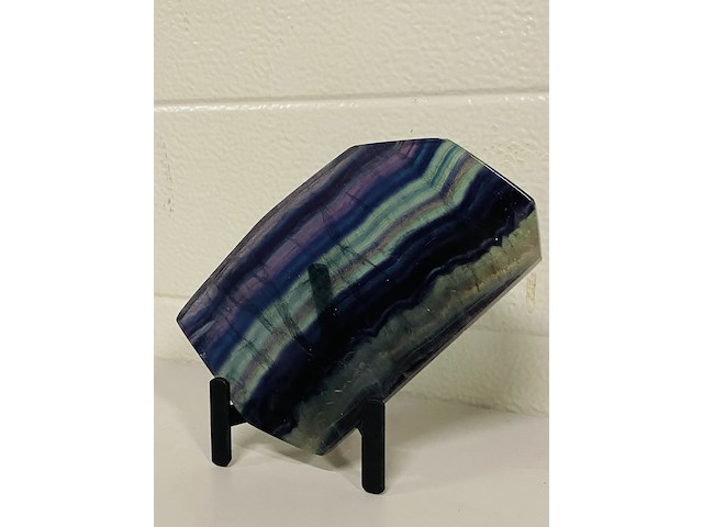 Regenboog fluoriet gepolijste plak - afbeelding 2 van  5