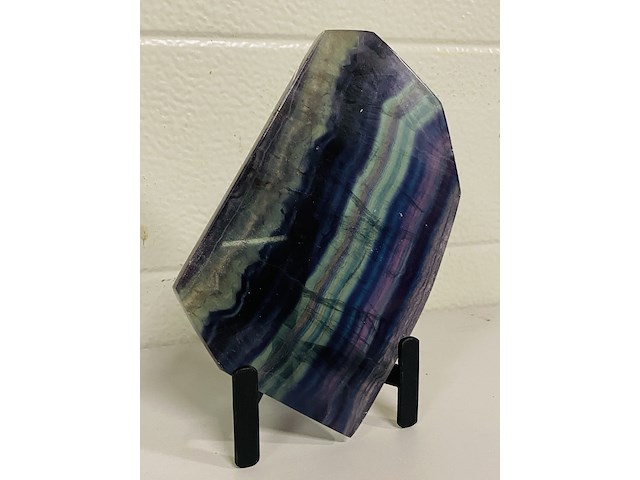 Regenboog fluoriet gepolijste plak - afbeelding 4 van  5