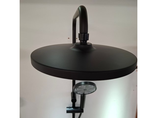 Regendouche wd, black, mat zwart - afbeelding 6 van  10