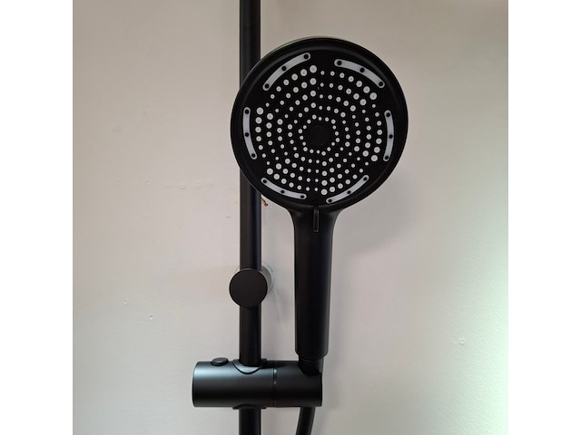 Regendouche wd, black, mat zwart - afbeelding 7 van  10