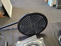 Regendouche wd, black, mat zwart - afbeelding 3 van  3