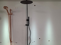 Regendoucheset gena, bardolino, mat zwart - afbeelding 1 van  11