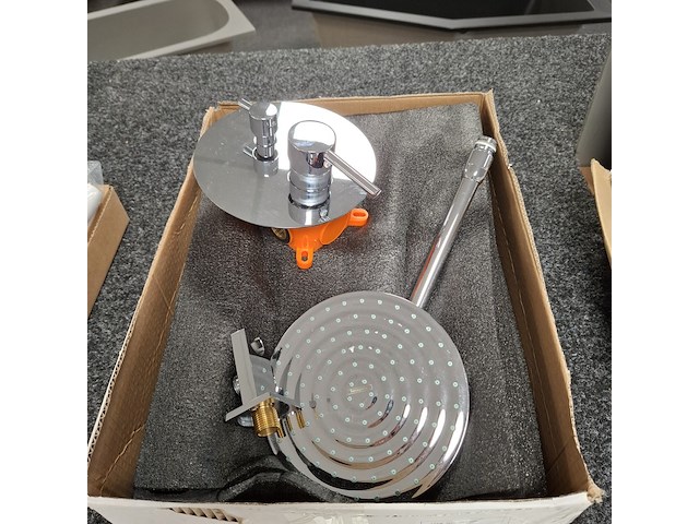Regendoucheset, inbouw, chroom - afbeelding 1 van  6