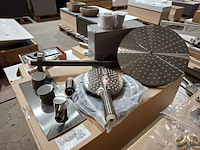 Regendoucheset inbouw, gun metal - afbeelding 2 van  10