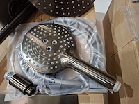 Regendoucheset inbouw, gun metal - afbeelding 5 van  10