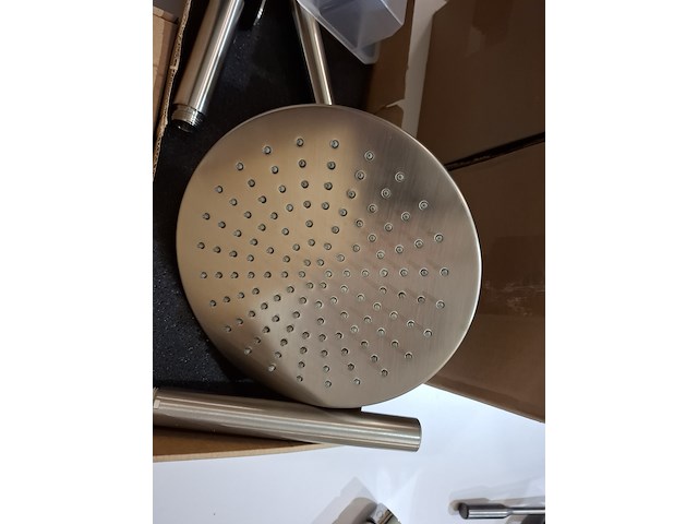 Regendoucheset inbouw, rvs geborsteld - afbeelding 3 van  8