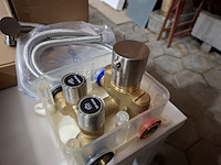 Regendoucheset inbouw, rvs geborsteld - afbeelding 7 van  8