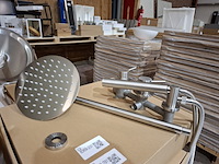 Regendoucheset inbouw, rvs geborsteld - afbeelding 1 van  7