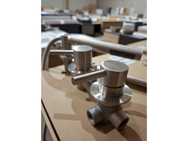 Regendoucheset inbouw, rvs geborsteld - afbeelding 5 van  7