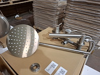 Regendoucheset inbouw, rvs geborsteld - afbeelding 2 van  7