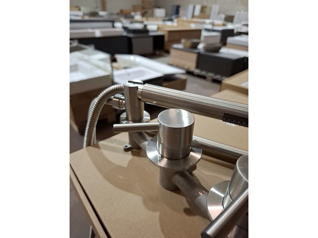 Regendoucheset inbouw, rvs geborsteld - afbeelding 5 van  7