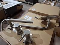 Regendoucheset inbouw, rvs geborsteld - afbeelding 6 van  7