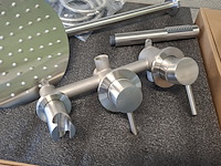 Regendoucheset inbouw, rvs geborsteld - afbeelding 4 van  9