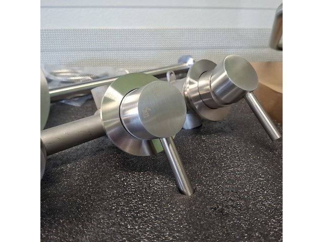 Regendoucheset inbouw, rvs geborsteld - afbeelding 6 van  9