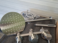 Regendoucheset inbouw, rvs geborsteld - afbeelding 8 van  9