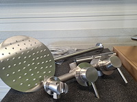 Regendoucheset inbouw, rvs geborsteld - afbeelding 1 van  10