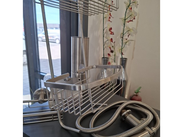 Regendoucheset inbouw, rvs geborsteld - afbeelding 4 van  15