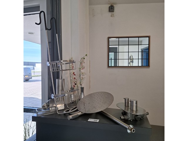 Regendoucheset inbouw, rvs geborsteld - afbeelding 1 van  15