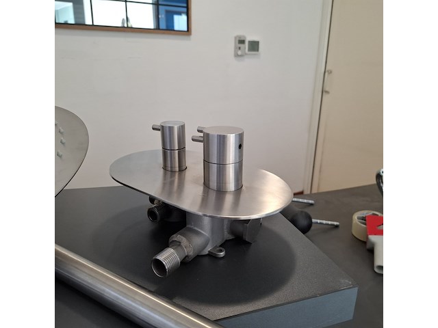 Regendoucheset inbouw, rvs geborsteld - afbeelding 8 van  15