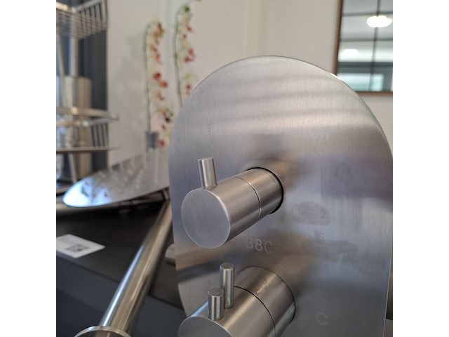 Regendoucheset inbouw, rvs geborsteld - afbeelding 10 van  15