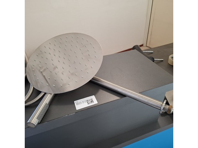 Regendoucheset inbouw, rvs geborsteld - afbeelding 14 van  15