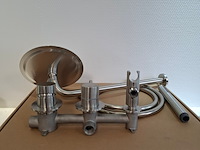 Regendoucheset inbouw, rvs geborsteld - afbeelding 1 van  8