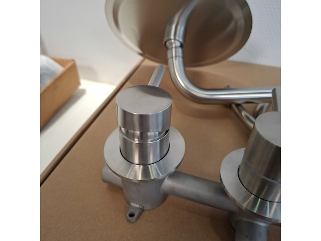 Regendoucheset inbouw, rvs geborsteld - afbeelding 2 van  8