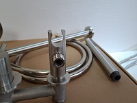 Regendoucheset inbouw, rvs geborsteld - afbeelding 4 van  8