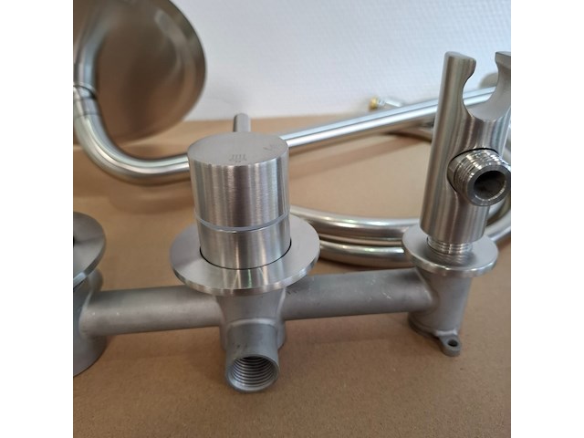 Regendoucheset inbouw, rvs geborsteld - afbeelding 5 van  8