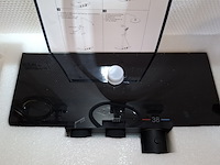 Regendoucheset met plateau sanisplash, mat zwart - afbeelding 3 van  6