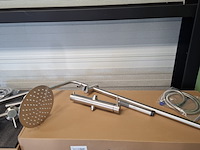 Regendoucheset opbouw, rvs geborsteld - afbeelding 1 van  8